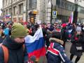 В центре Москвы митингующие спели «Путин – х…ло!»