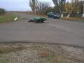 В Донецкой области зенитно-ракетный комплекс раздавил мотороллер