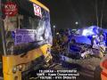 В Киеве в лоб столкнулись маршрутка и микроавтобус