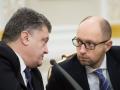 Партии Порошенко и Яценюка могут объединиться - СМИ