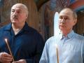 Путін та Лукашенко відвідали церкву з фрескою про війну в Україні: фото