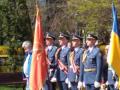 В военном институте Киева праздник прошел под красным знаменем 