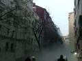 В центре Москвы рухнула стена дома