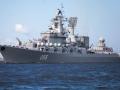 Российский ракетный крейсер Маршал Устинов зашел в Средиземное море 