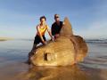 В Австралии рыбаки нашли гигантскую солнечную рыбу 