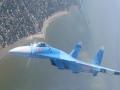 Российский истребитель Су-27 упал в море возле оккупированного Крыма