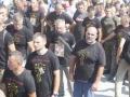 УПЦ МП призвала к войне: в Почаеве паломники шли в провокационных футболках 