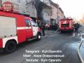 В Киеве пожар уничтожил СТО с автомобилями 