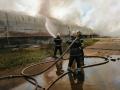 В Киевской области горела птицефабрика: огонь охватил 15 тысяч кв. м. 