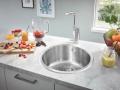 Кругла мийка Grohe з нержавійки для маленької кухні: практичні нюанси вибору