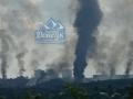 В окупованому Донецьку спалахнула масштабна пожежа: місцеві жителі кажуть, що горить військова база