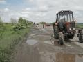 В Черкасской области люди вышли с протестом из-за разбитой дороги