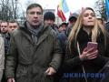 Саакашвили отбили у силовиков. Колонна с ним движется в сторону правительственного квартала