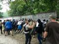 В Конча-Заспе националисты снесли "забор Хомутынника"