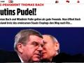 Президента Международного олимпийского комитета назвали "пуделем Путина"