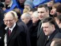 Тягнибок поедет в Европарламент вместе с Яценюком и Кличко