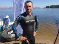 Украинец установил рекорд по плаванию на Днепре