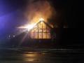 В Ровно произошел масштабный пожар: огонь уничтожил здание бывшего ресторана
