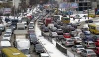 Транспортный коллапс в Киеве: столица стоит в рекордной пробке