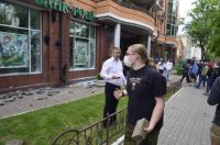 В центре Киева разгромили отделение Сбербанка России