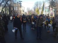 Активисты Майдана провели митинг у Дома офицеров