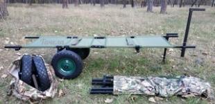 Ноші на колесах та возики для евакуації поранених