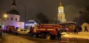 Полиция задержала подозреваемого в поджоге здания в Лавре