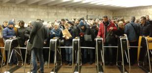 Коллапс в киевском метро - не работали банковские карты и е-билет