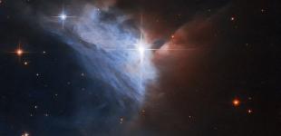 Hubble показал «кометную» туманность в созвездии Единорога