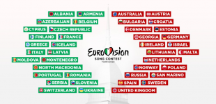 У Євробаченні-2022 візьме участь 41 країна