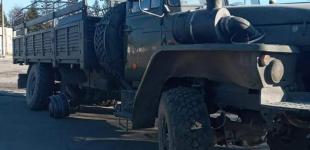 На Житомирщині тероборона захопила російську вантажівку з ракетами