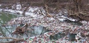 Река Боржава полностью засыпана мусором: весной Украине грозят штрафы