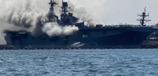 ВМС США озвучили причину взрыва на десантном корабле USS Bonhomme Richard