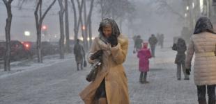 В некоторых областях Украины «разгуляется» мороз