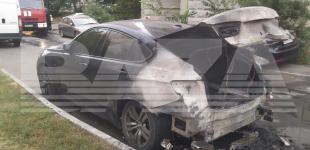 У Москві спалили BMW X6 працівника Генштабу, який відповідає за військову цензуру