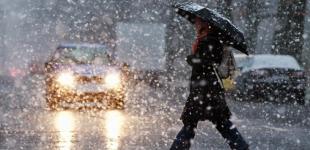 Погода на субботу: ожидается мокрый снег и дождь, местами гололед