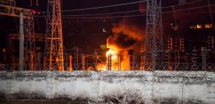 Ночью горела Приднепровская ТЭС