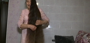 Украинская Рапунцель живет в Винницкой области: коса женщины достигла 120 сантиметров