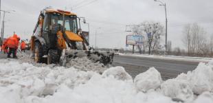Снегопад в Киеве усилится