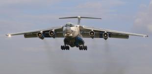 Украина испытала в Карпатах военный самолет Ил-76МД
