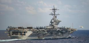 На борту авианосца США 