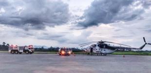 В Конго украинские вертолетчики эвакуировали тяжелораненых местных армейцев