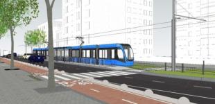 Скоростной трамвай продлят до станции метро «Дворец спорта»