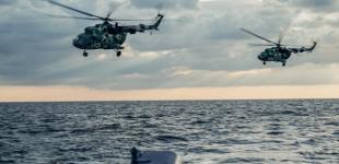 Українські морпіхи десантувалися на берег під вогнем умовного ворога