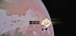 Нові знімки Марса: китайський зонд показав крижану «шапку» планети