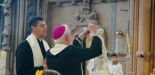 У костелі святого Миколая встановили статую, яку освятив Папа Франциск