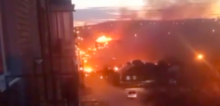 У російському Іркутську винищувач Су-30 упав на житловий будинок