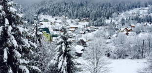 Карпаты засыпало снегом