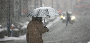 В последний день 2021 года по всей Украине ожидаются дожди со снегом