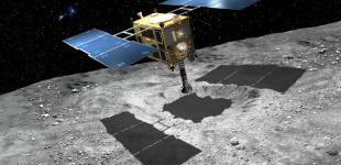 Японцы высадили 2 зонда на астероид Рюгу